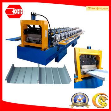 Máquina perfiladora en frío de paneles de costura permanente Yx65-300-400-500